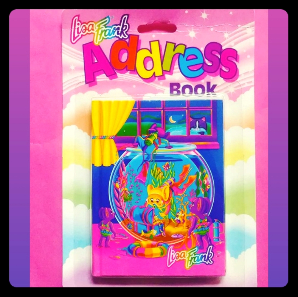 Vintage Lisa Frank Scuba mice address book